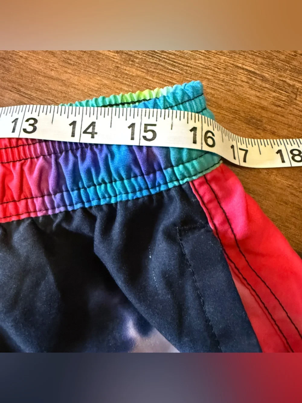 Neff Men’s XL Hot Tub Tie Dye Swim Trunks - Pink Blue Black Shorts No Mesh Liner